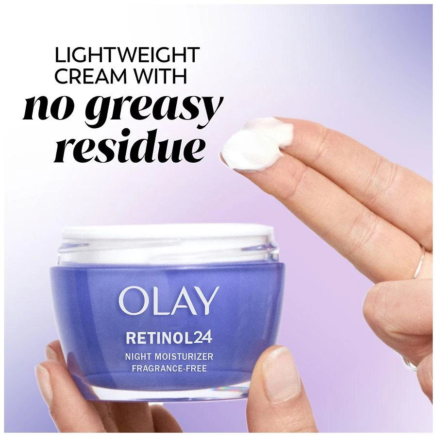 Olay Retinol 24 Face Moisturizer, Anti-Aging Night Face Cream Fragrance-Free 7