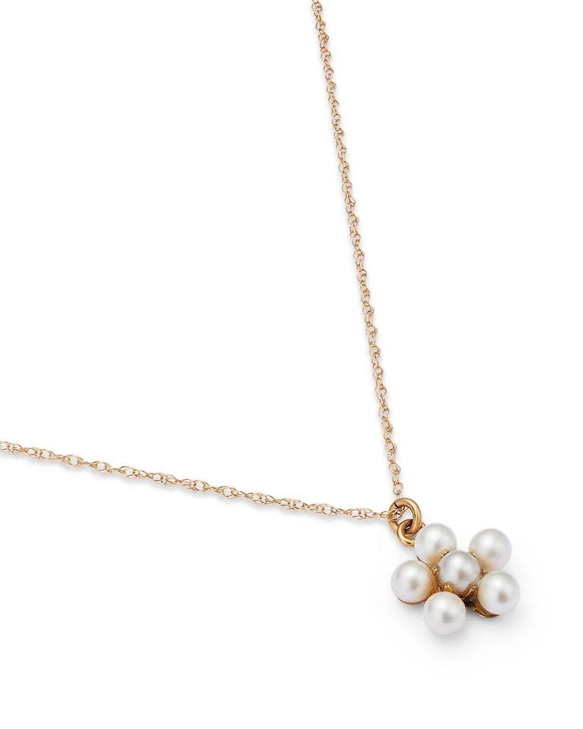 Bloomingdale
s Cultured Freshwater Pearl Flower Pendant Necklace in 14K Yellow Gold, 18" 3