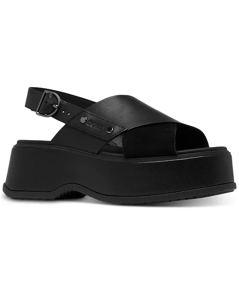 SOREL Women's Dayspring Crisscross Platform Sandals 1