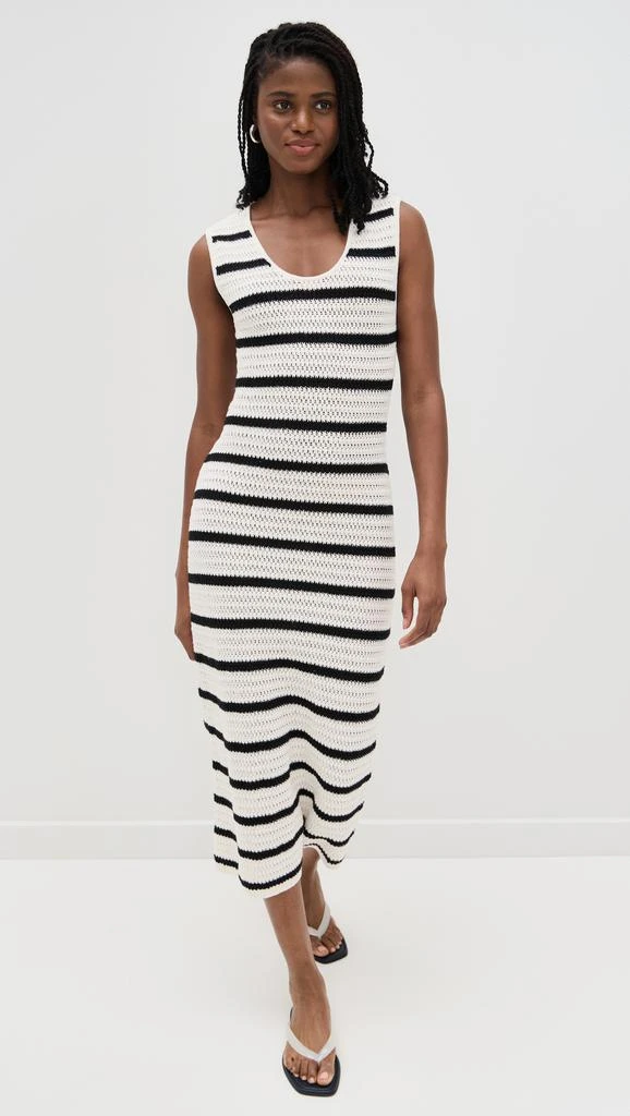 LE JEAN Linen Crochet Dress 4