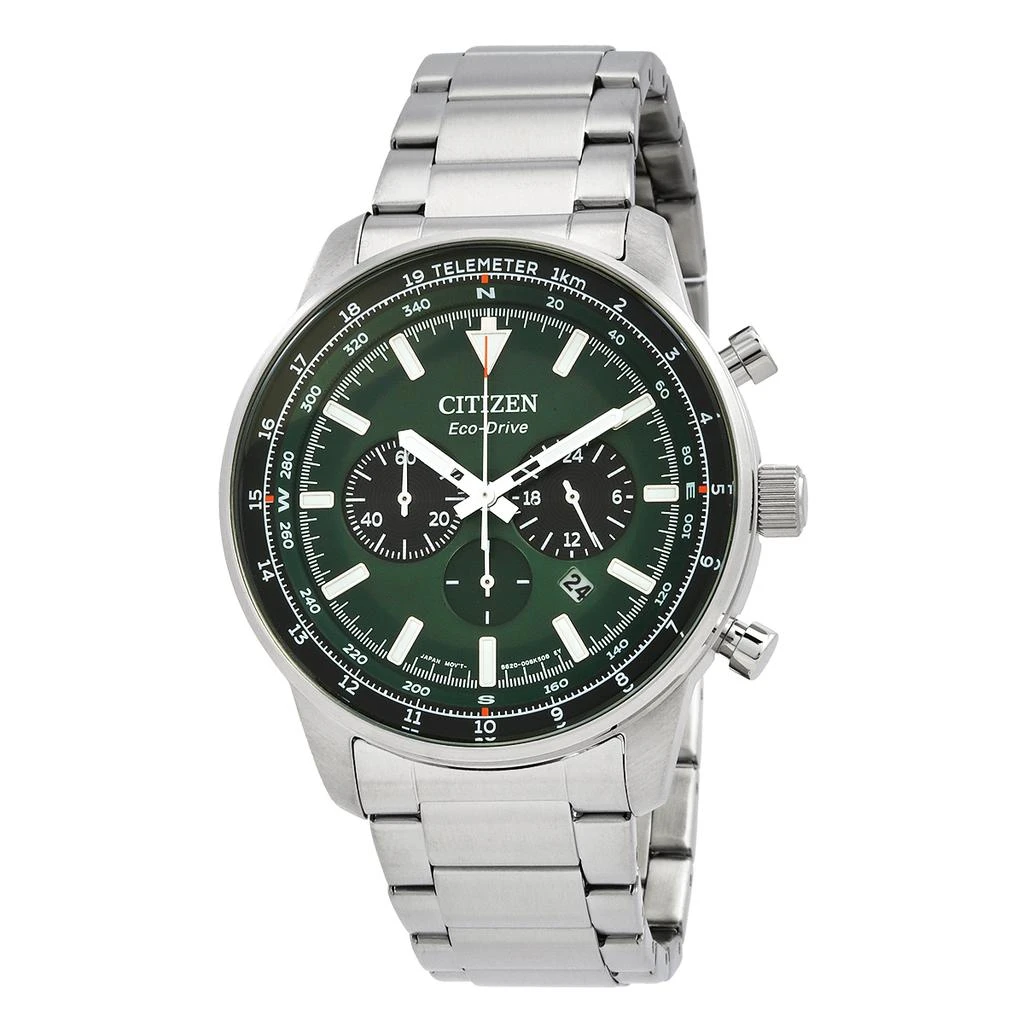 Citizen Citizen Chronograph Eco-Drive Green Dial Men's Watch CA4500-91X
