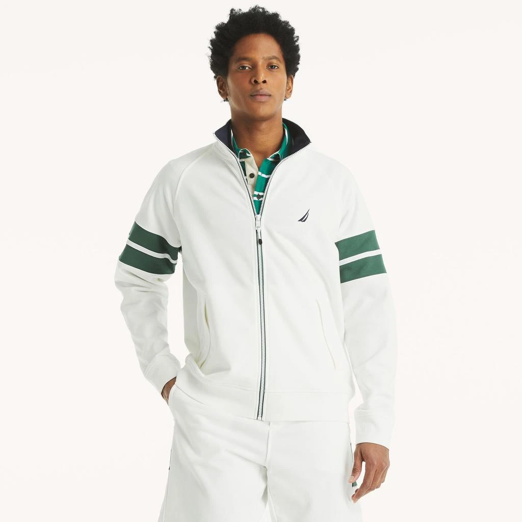 Nautica Mens Colorblock Raglan Sleeve Jacket 4