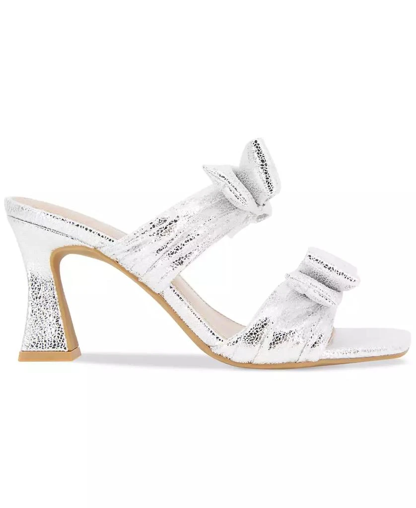 BCBG Women's Ramira Double-Band Bow High Heel Dress Sandals 2