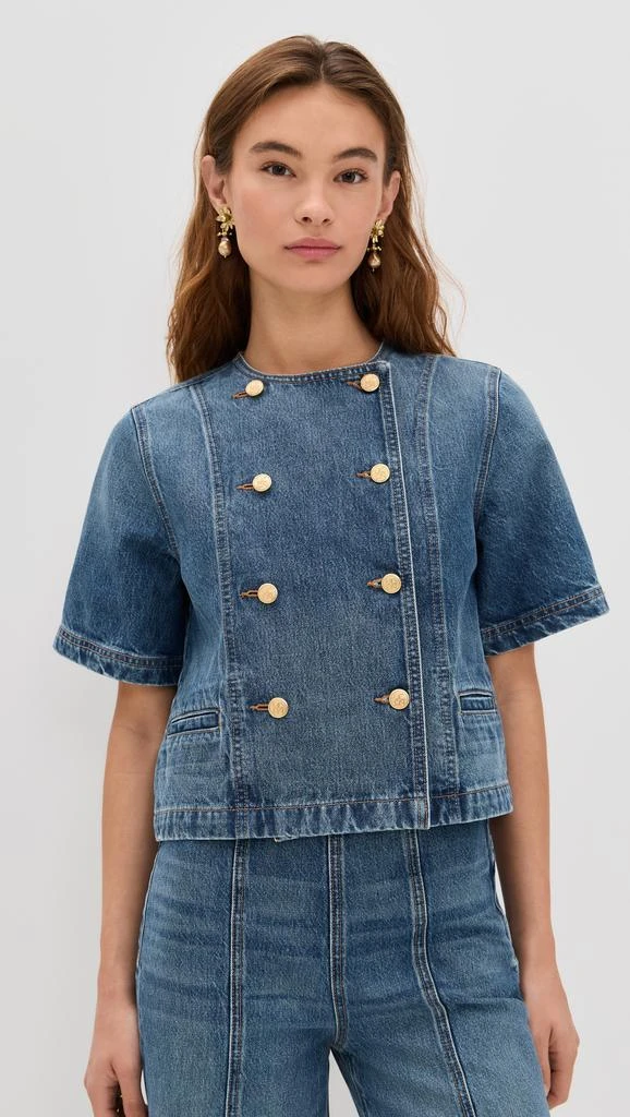 Ulla Johnson The Serge Short Sleeve Jacket 6
