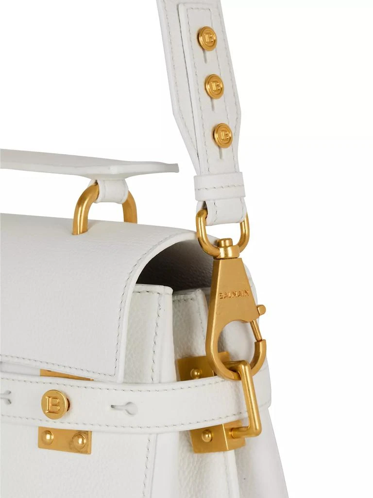 Balmain B Buzz 23 Grained Leather Top Handle Bag 7