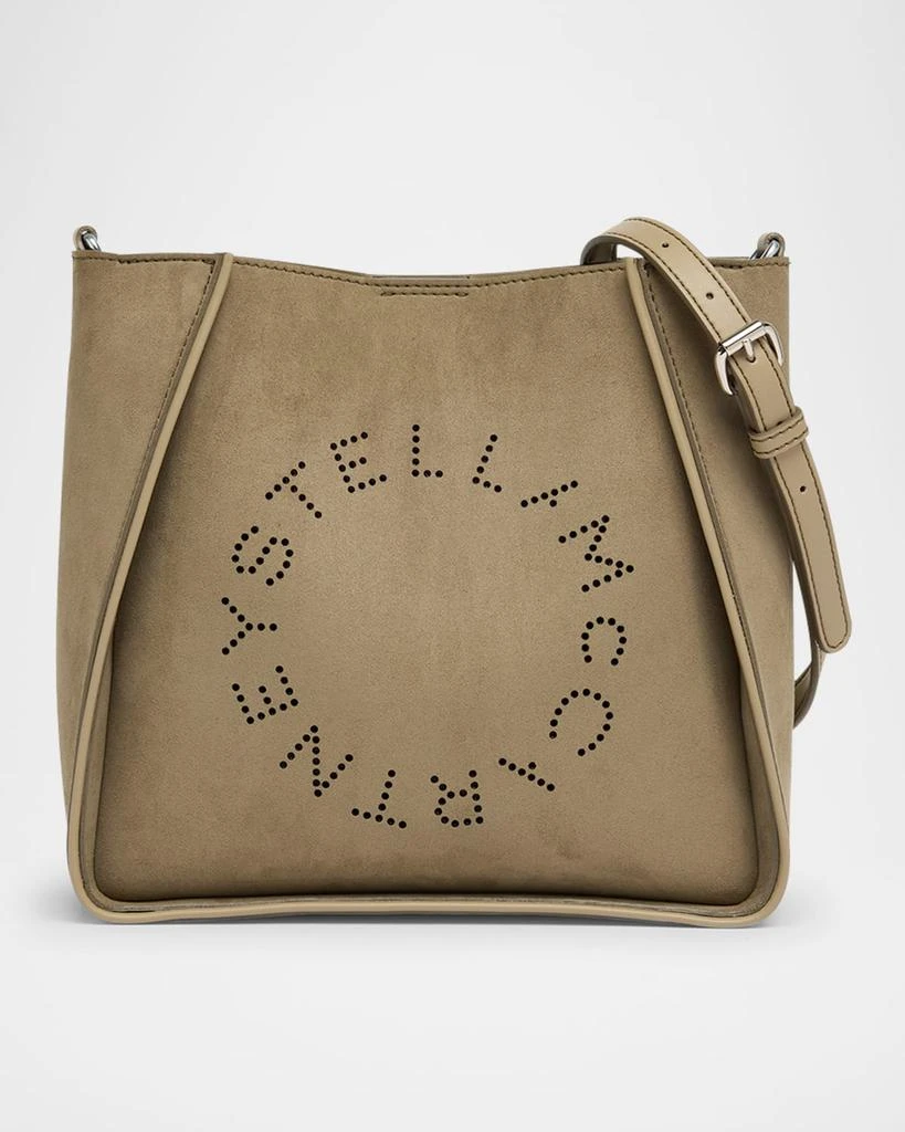 Stella McCartney Alter Suede Piped Crossbody Bag 1