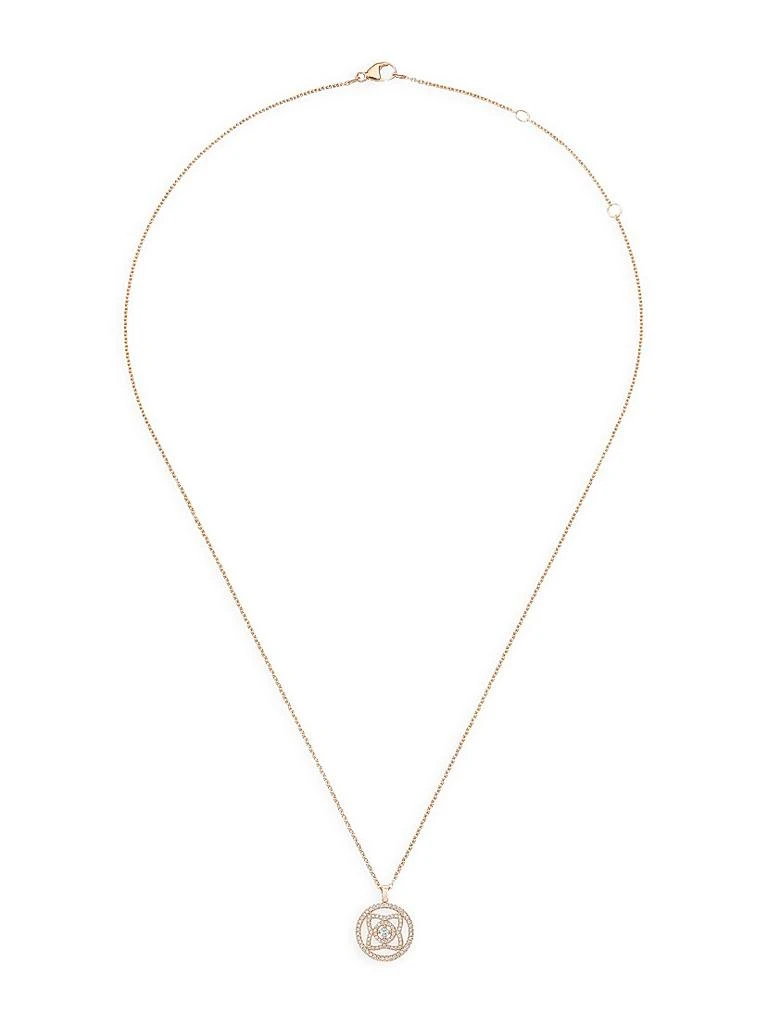 De Beers Enchanted Lotus Reversible Diamond &amp; Mother-Of-Pearl Pendant Necklace 3