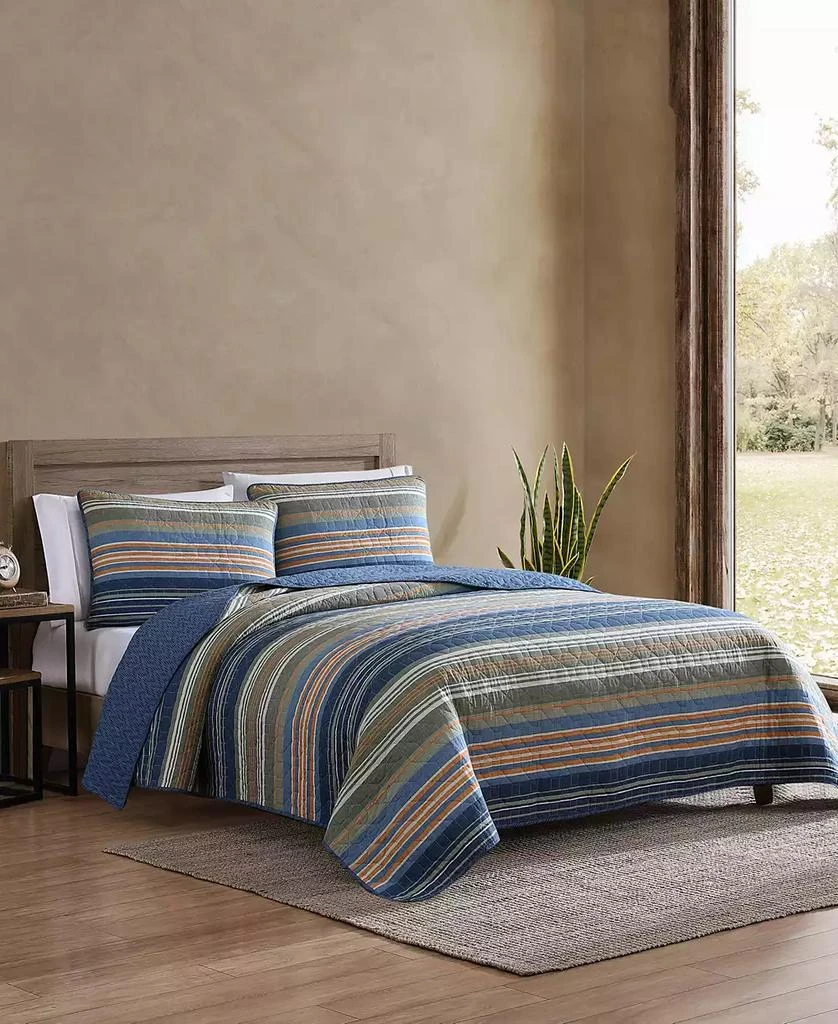 Eddie Bauer Yakima Valley Stripe Reversible 2-Pc. Quilt Set 2