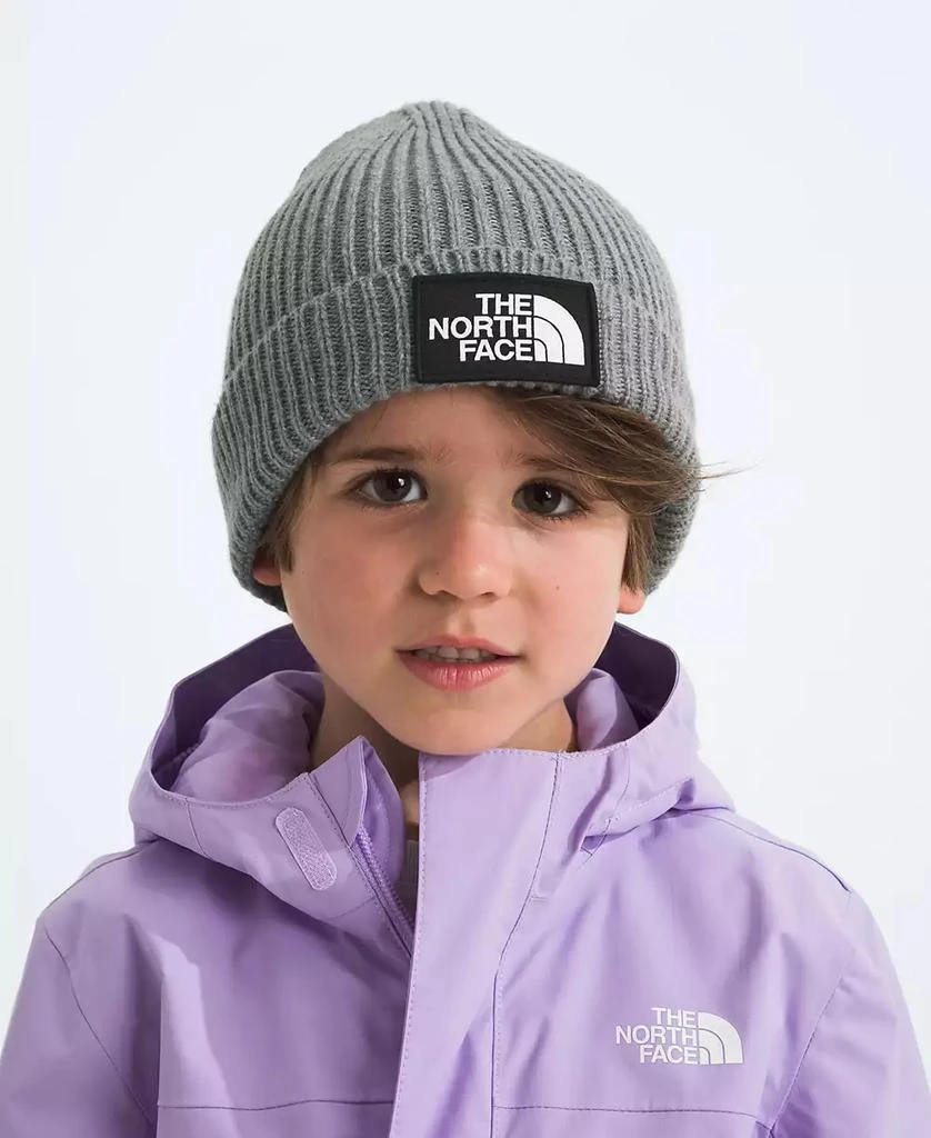 The North Face Boys' Logo Rib-Knit Box Cuffed Beanie 1