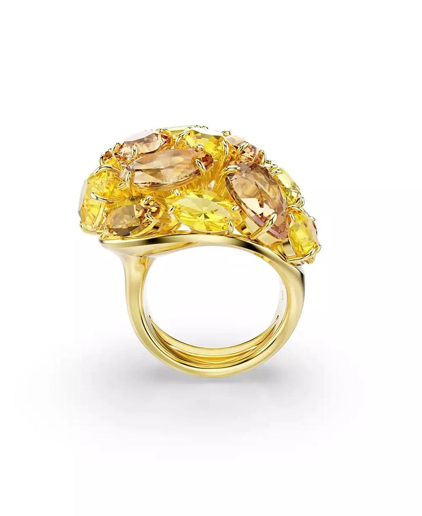 Swarovski Gema Yellow Gold-Tone Plated Cocktail Ring 2