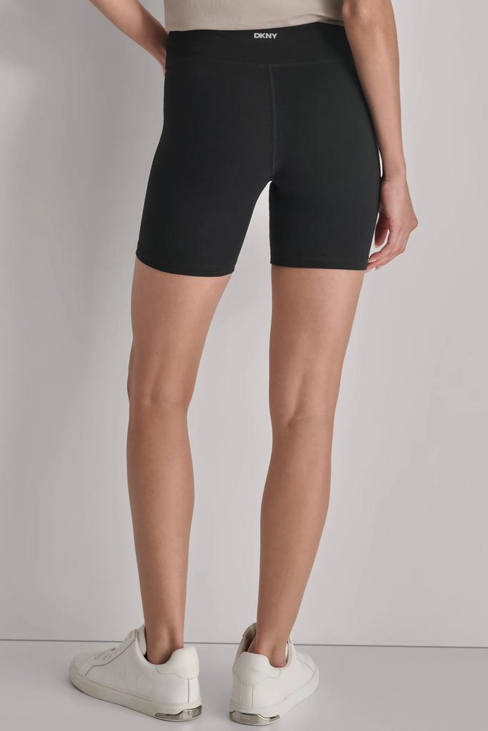 DKNY MID-RISE LOGO BIKER SHORT