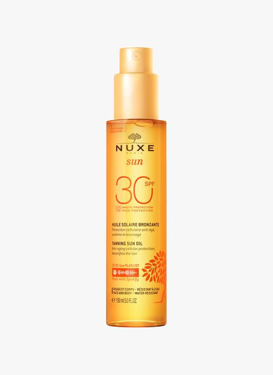 NUXE High Protection Tanning Sun Oil SPF30 for face and body