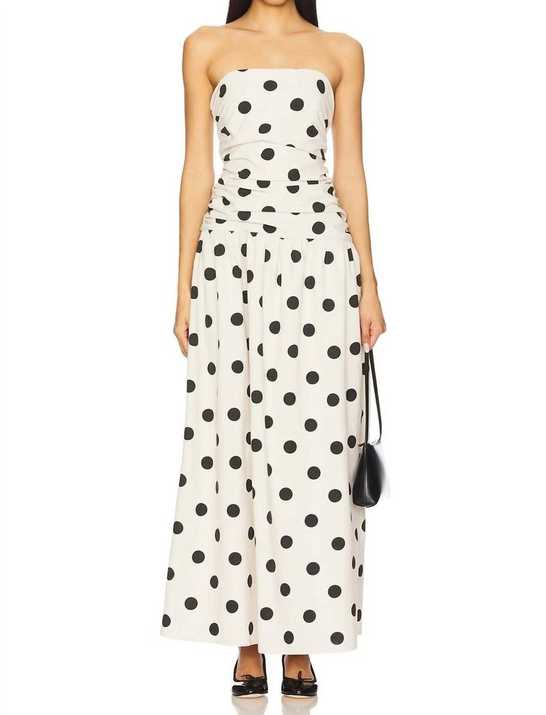4th & Reckless Brona Dress In Polka Dots 1