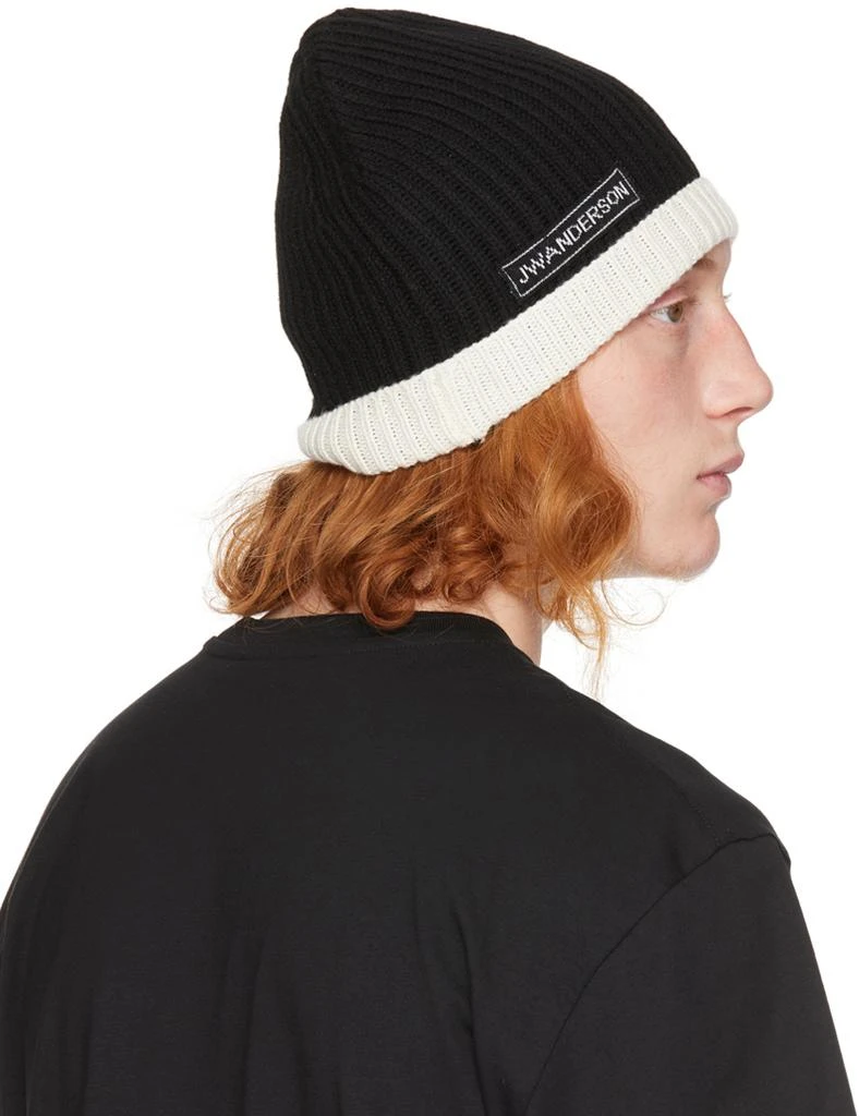 JW Anderson Black Bumper-Tube Beanie 3