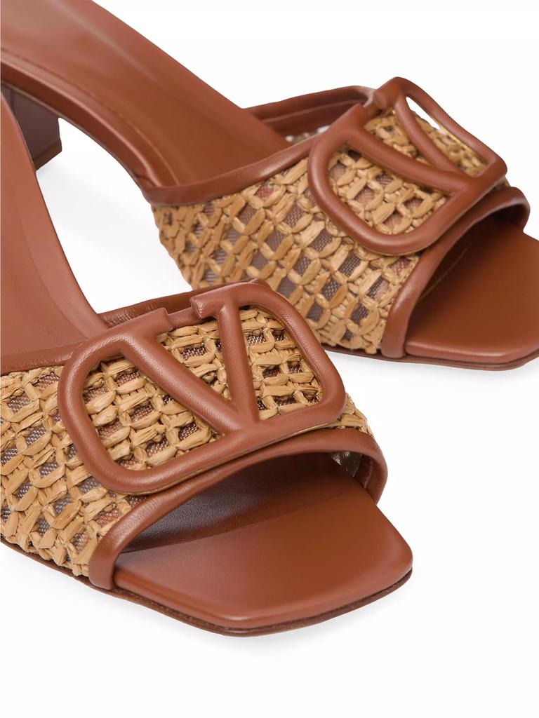 【Valentino】SLIDE VLOGO SIGNATURE T. 60◆7W2S0HA6MNS Valentino Garavani Metallic VLogo Signature Slide Sandals