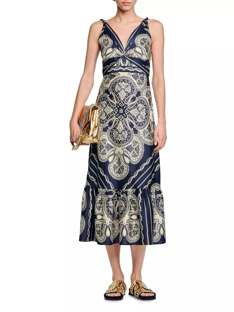Sandro Patterned Maxi Dress 2