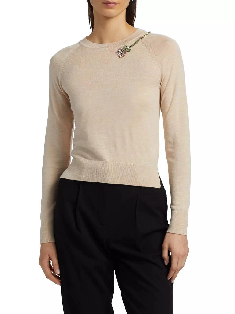 Simone Rocha Floral Embellished Sweater 3