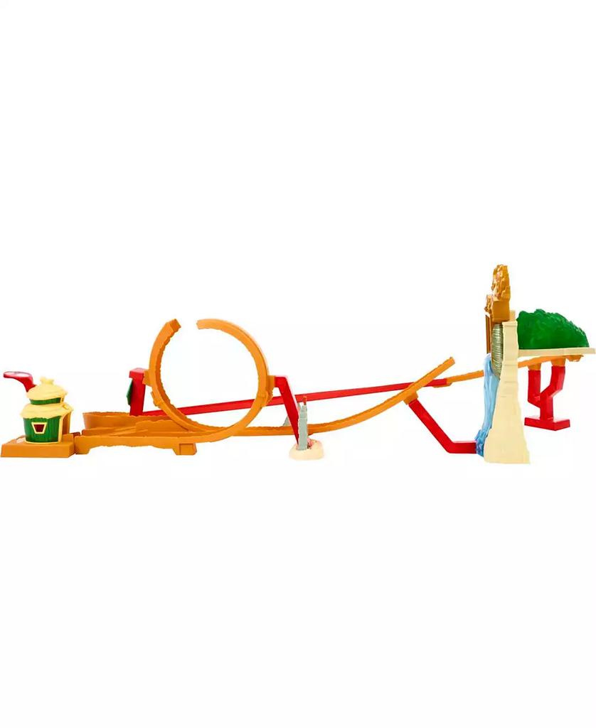 Hot Wheels The Super Mario Bros Movie Jungle Kingdom Raceway Playset with Mario Die-Cast Toy Car