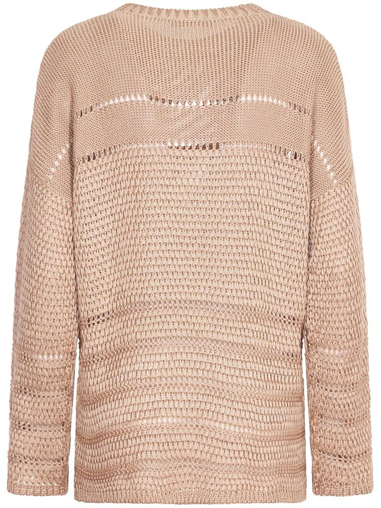 Alberta Ferretti Alberta Ferretti Long-Sleeved Round-Neck Jumper