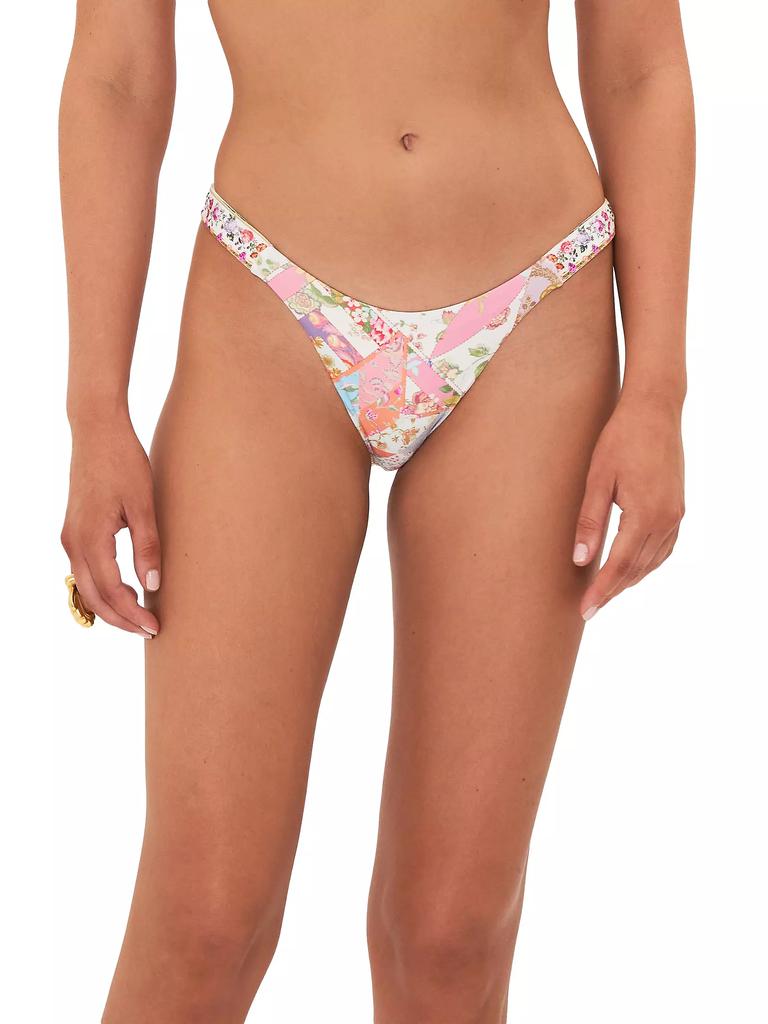Camilla Floral Low-Waist Bikini Bottom