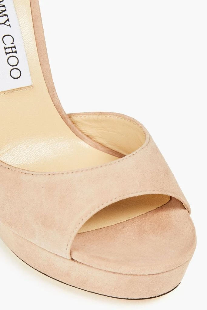Jimmy Choo Pattie 130 suede platform sandals 4