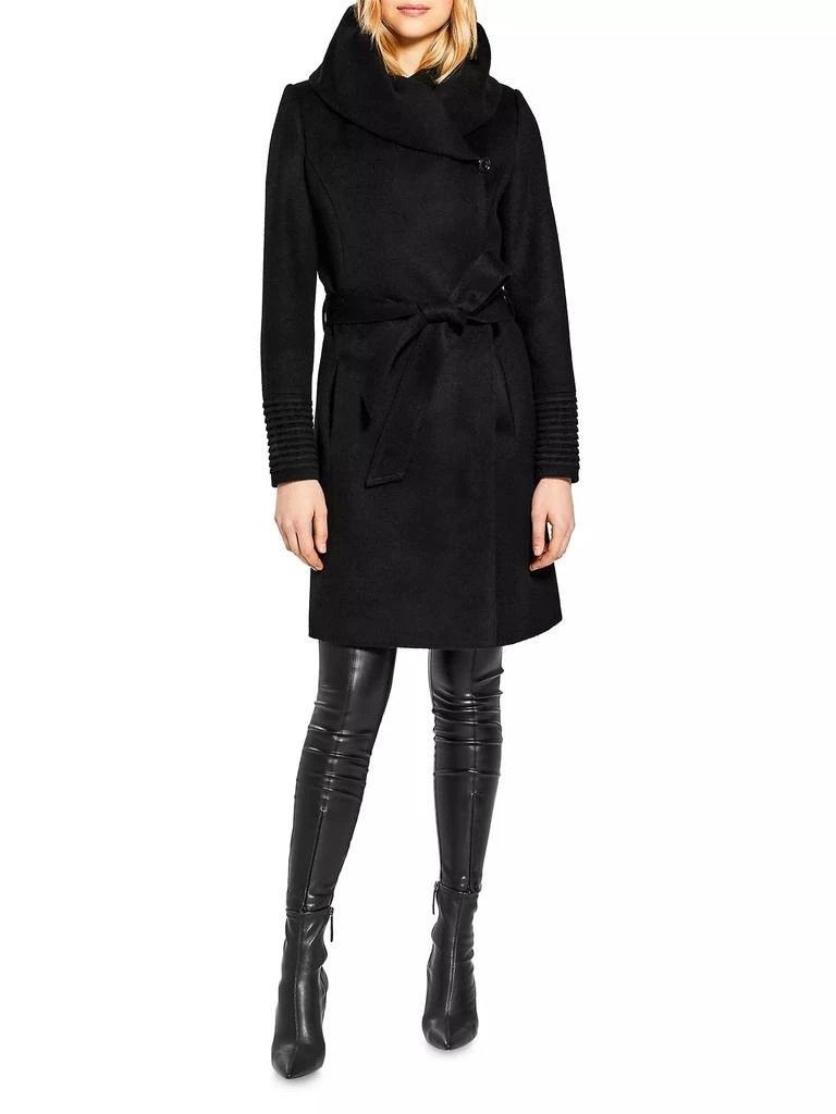 Sentaler Hooded Alpaca Wrap Coat 2
