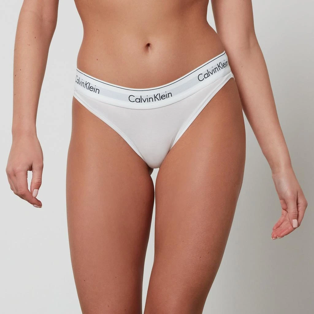 Calvin Klein Calvin Klein Women's Modern Cotton Bikini Briefs - White 1