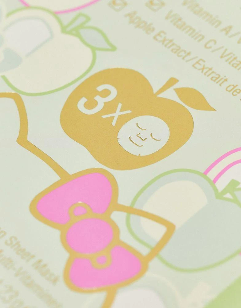PIXI Pixi Hello Kitty A is for Apple Multi-Vitamin Infused Sheet Masks x 3 3