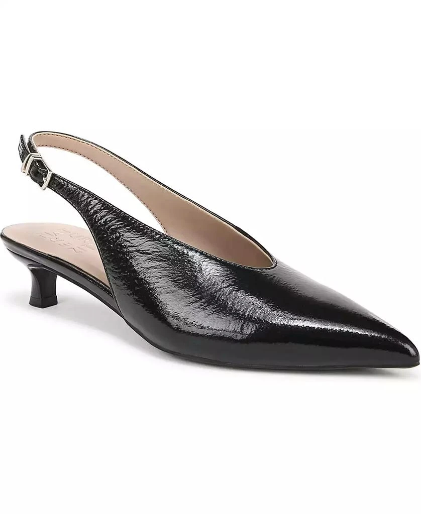 Naturalizer Women's Nicolette Pointed Toe Kitten Heel Slingback Pumps 1