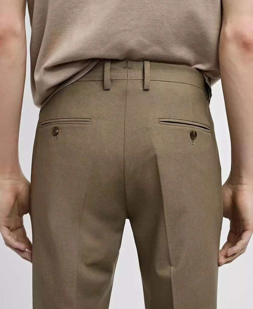 Mango Men's Stretch Fabric Suit Pants 4