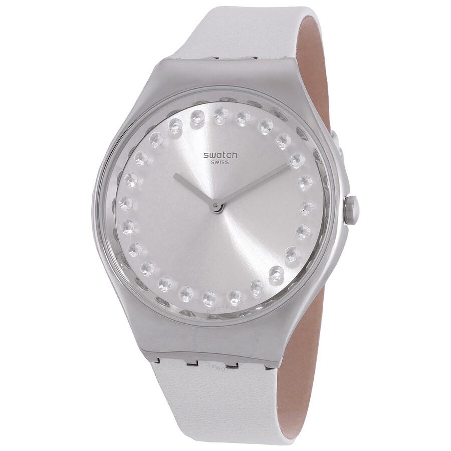 Swatch Bright Blaze Quartz Silver Dial Unisex Watch SYXS143