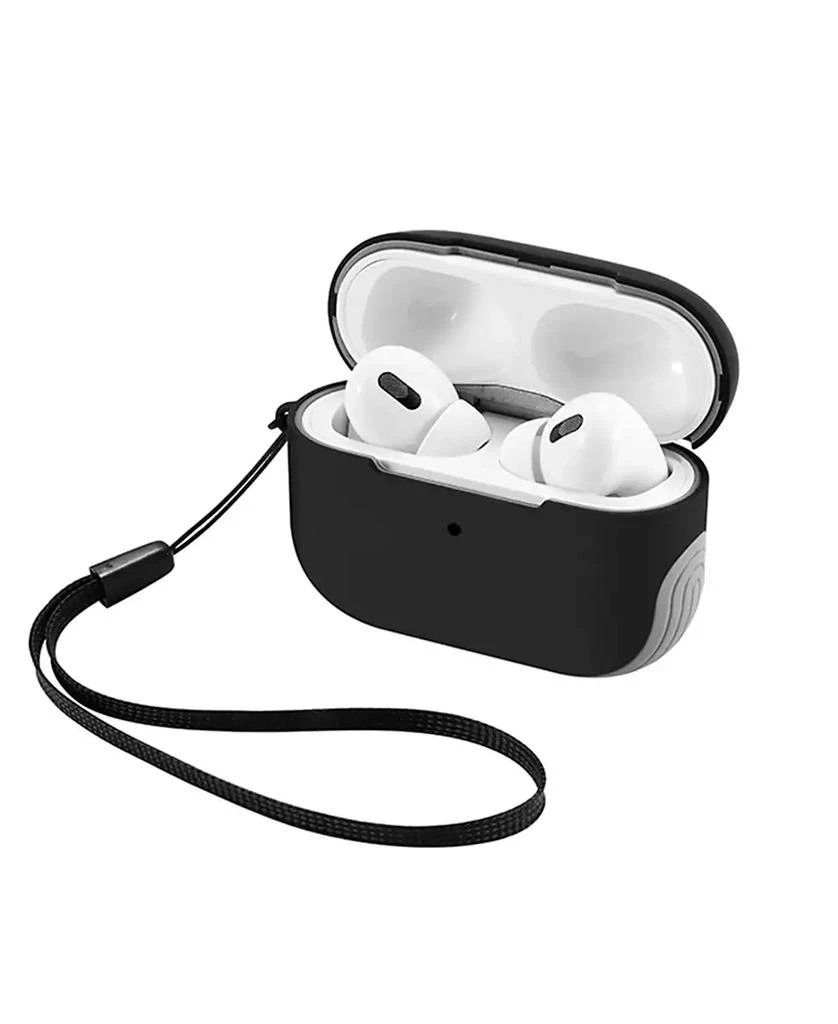 WITHit Black and Grey Sport Cover designed for Apple AirPods Pro® 3