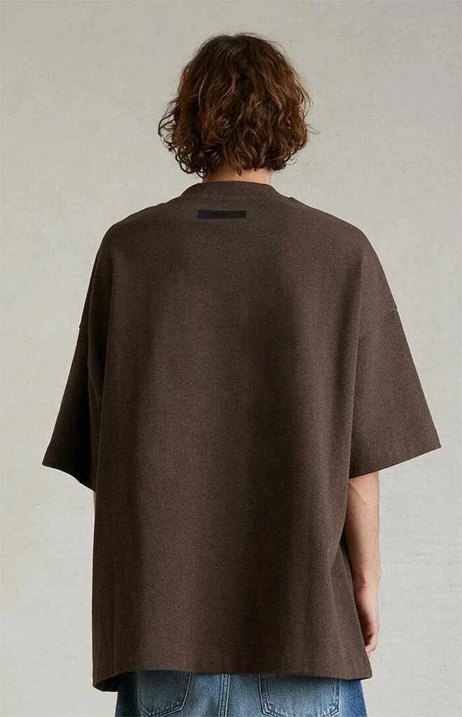 Essentials Heather Wood Heavy T-Shirt 4