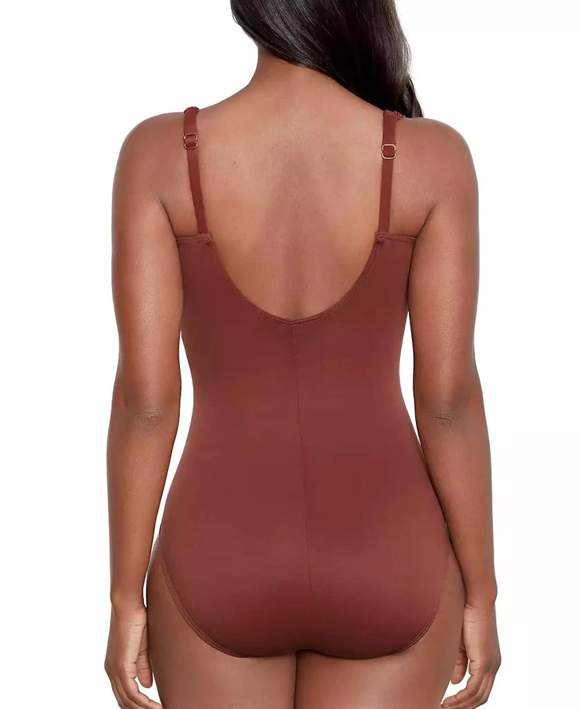 Miraclesuit Razzle Dazzle Siren Twist-Front Underwire Allover Slimming One-Piece Swimsuit 2