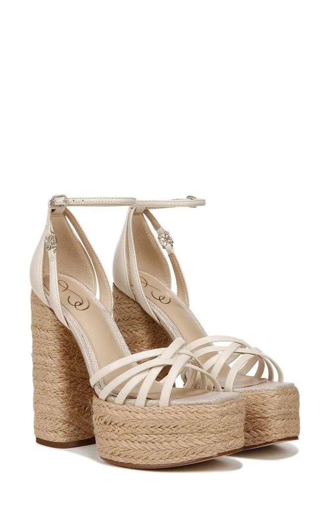 Sam Edelman Kade Ankle Strap Espadrille Platform Sandal 9