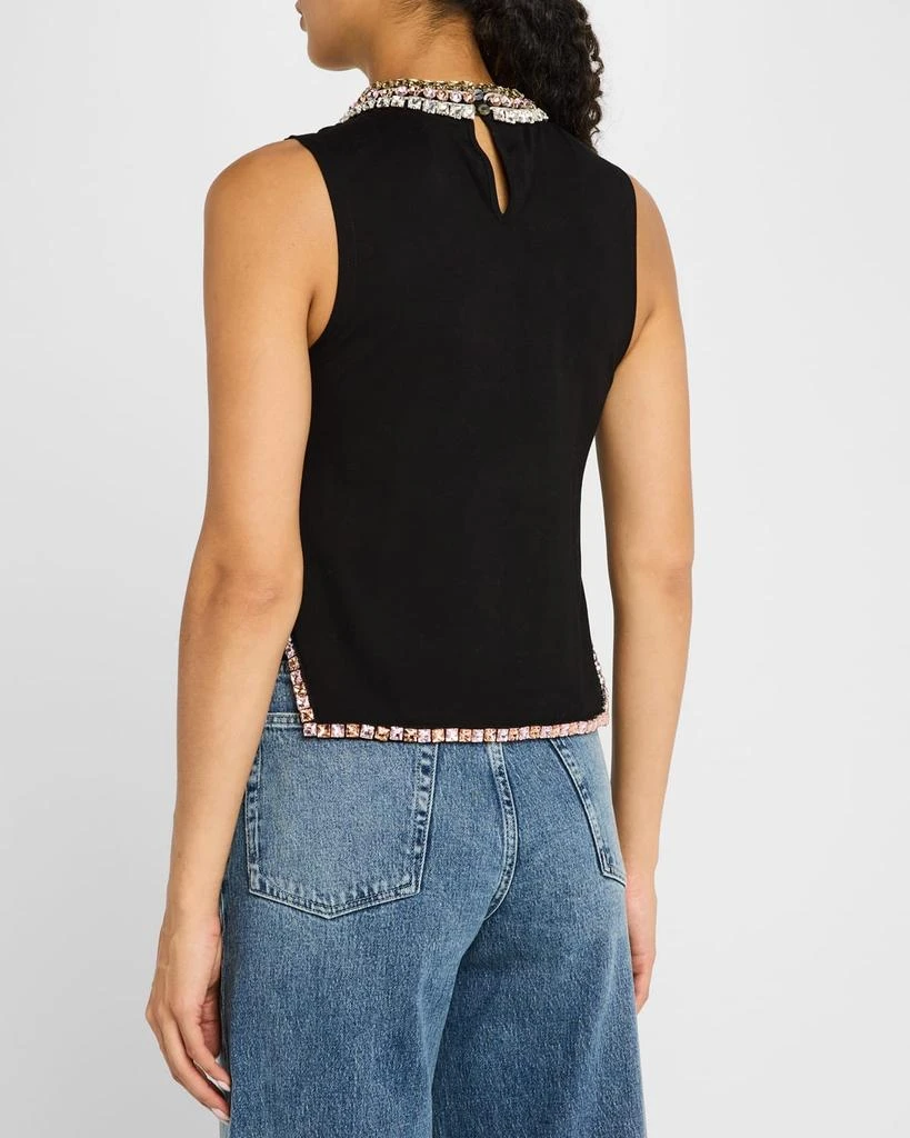Cinq a Sept Petula Jewel-Embellished Top 3