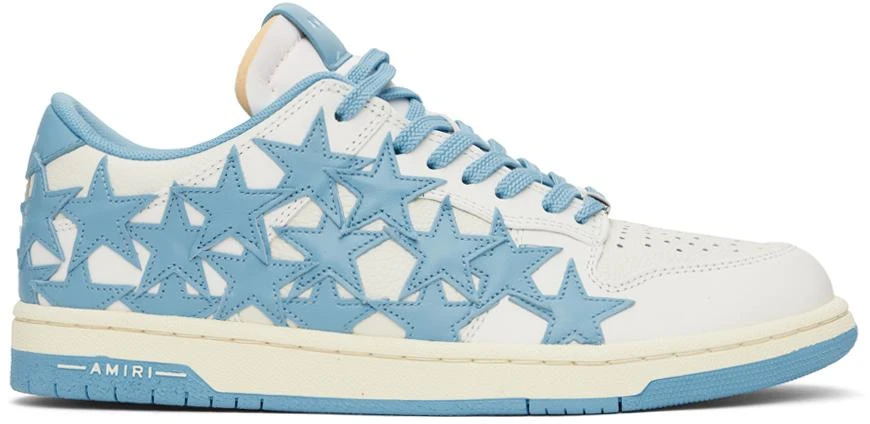 AMIRI Blue & White Stars Low Sneakers 1