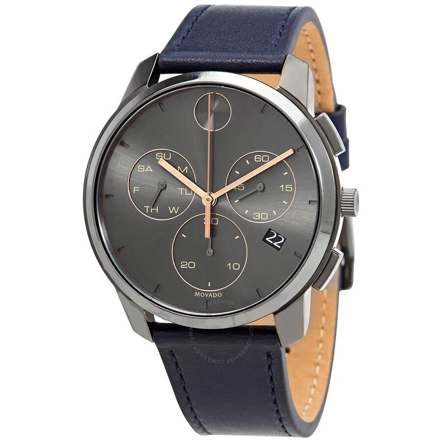 Movado BOLD Thin Chronograph Quartz Grey Dial Men's Watch 3600720 1