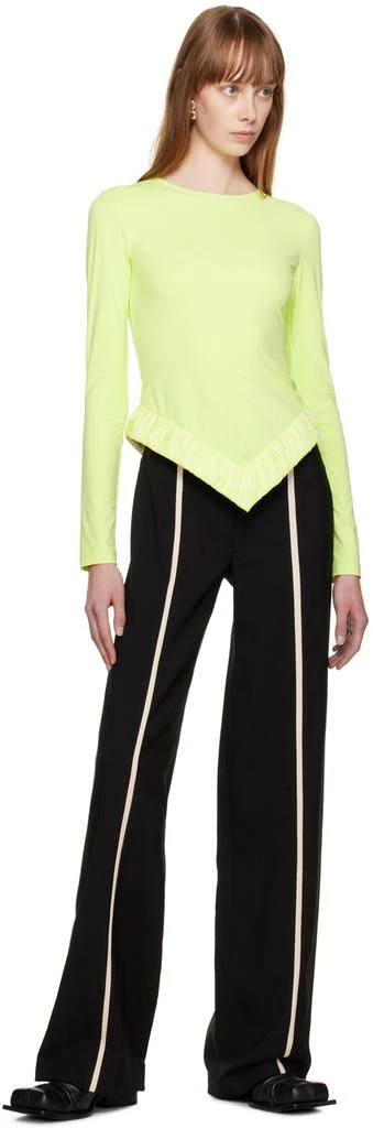 FIDAN NOVRUZOVA Yellow Nata Long Sleeve T-Shirt 4