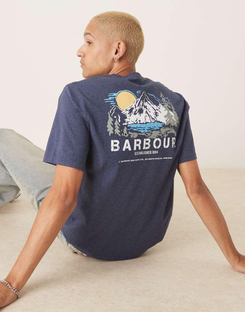 Barbour Barbour Perham relaxed fit t-shirt in indigo