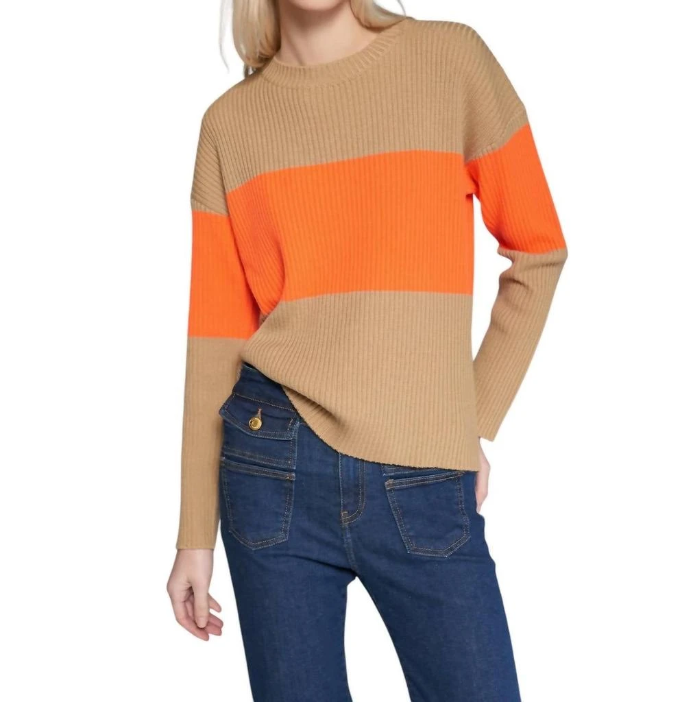 VILAGALLO Vilagallo - COLOR BLOCK PULLOVER 1