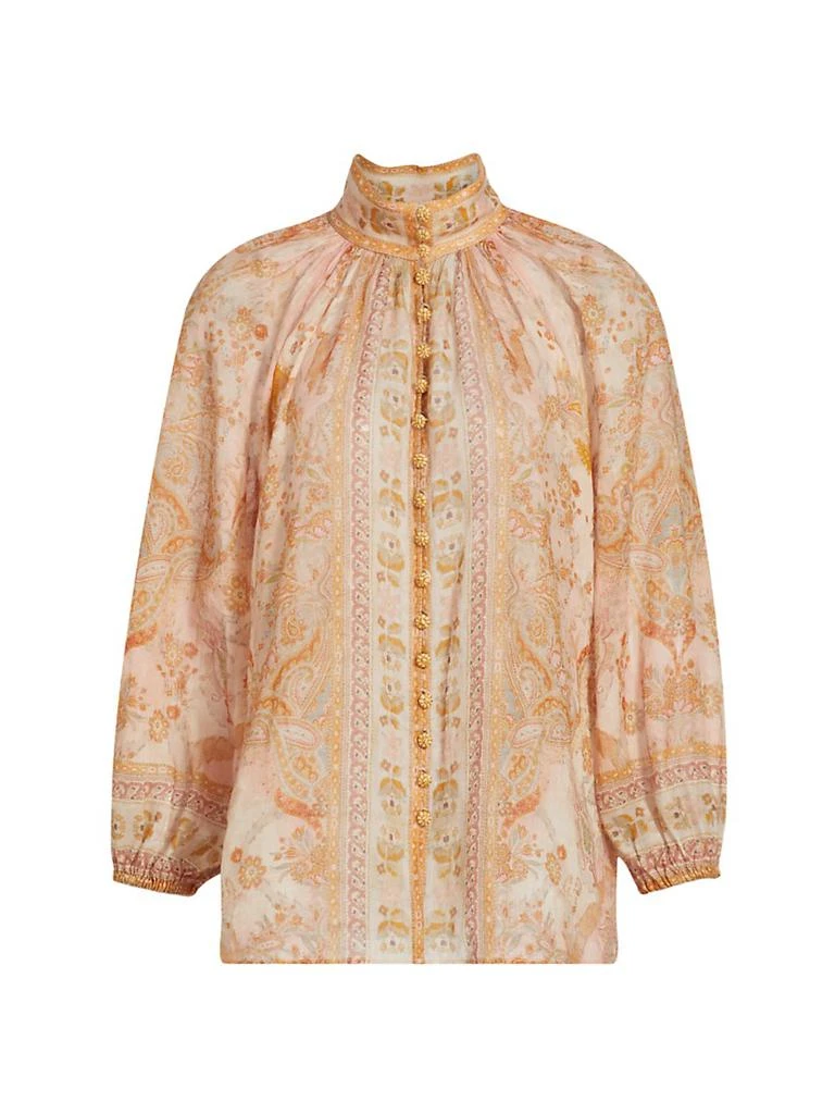 Zimmermann Acacia Paisley Billow Blouse 1