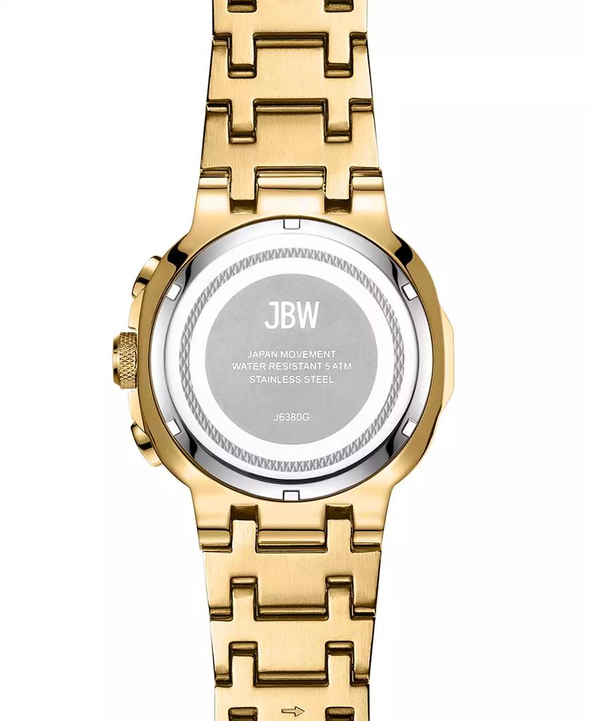 Jbw Men's Heist Multifunction 18K Gold Plated Stainless Steel Watch