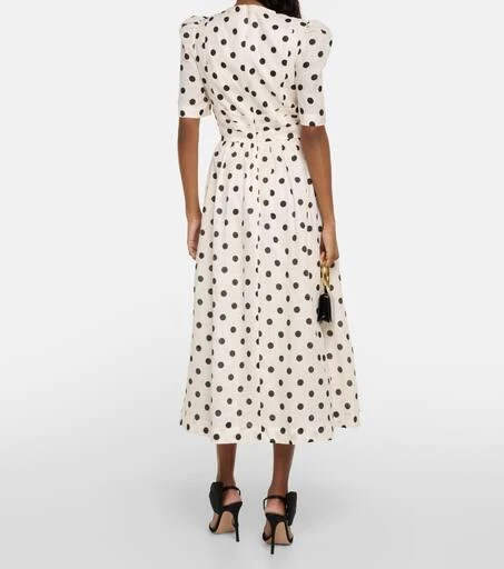 Zimmermann Crush polka-dot linen midi dress 3