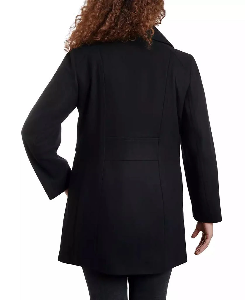 Anne Klein Plus Size Single-Breasted Peacoat, Created for Macy's 2