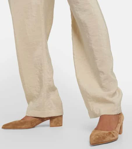 Gianvito Rossi Piper suede pumps 4