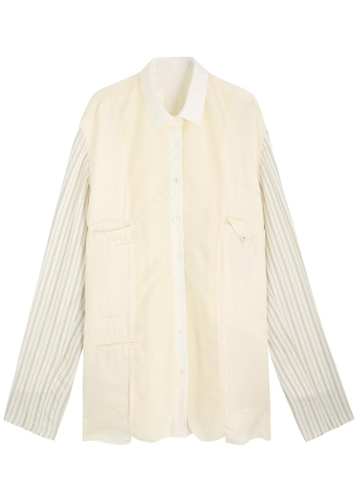 MAISON MARGIELA Panelled satin-twill jacket