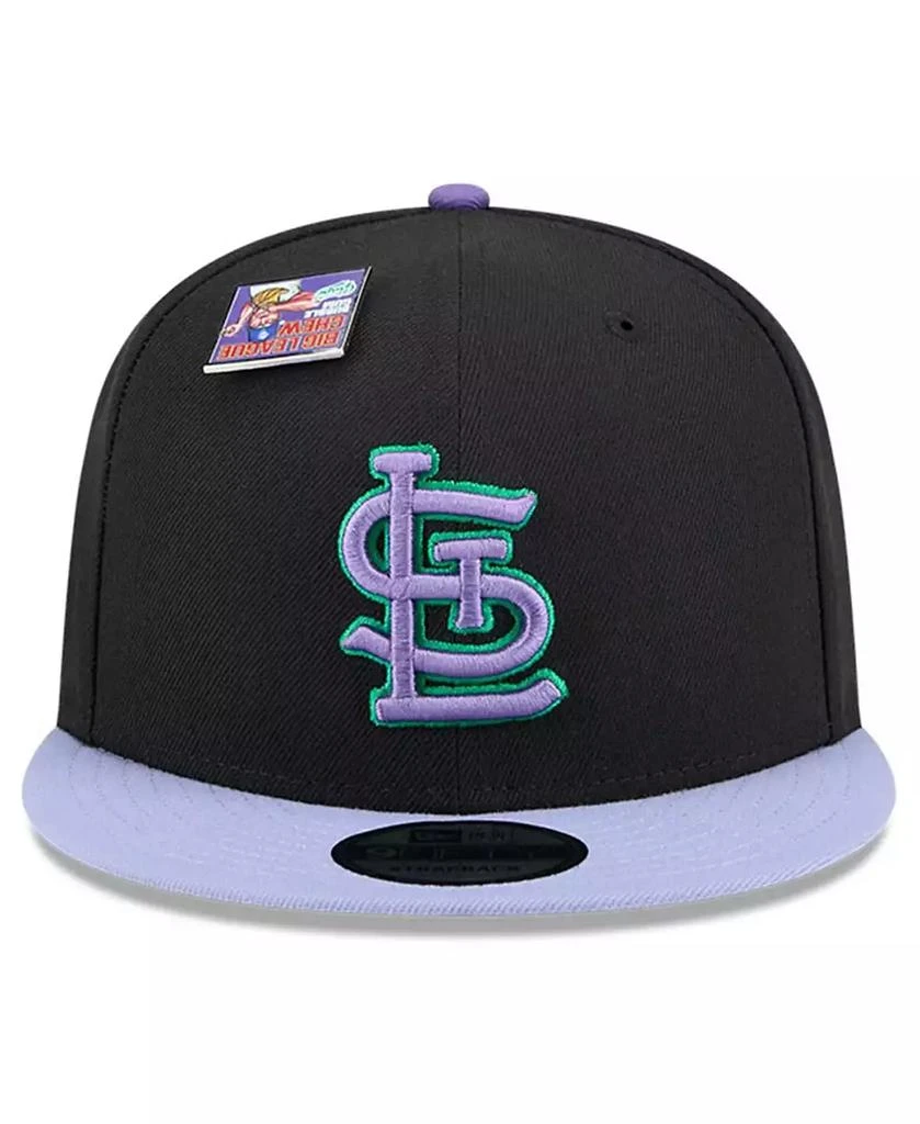 New Era Men's Black/Purple St. Louis Cardinals Grape Big League Chew Flavor Pack 9FIFTY Snapback Hat 4