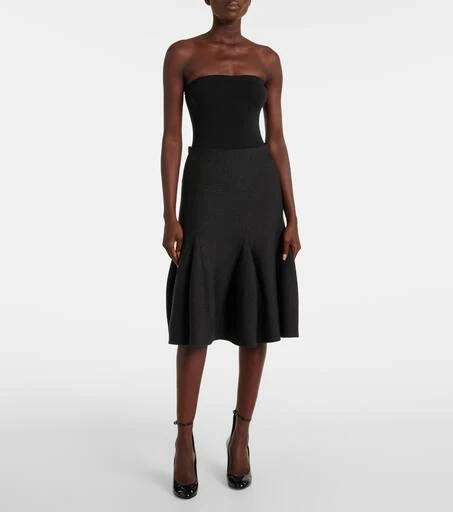 Alaïa Strapless bustier bodysuit 2