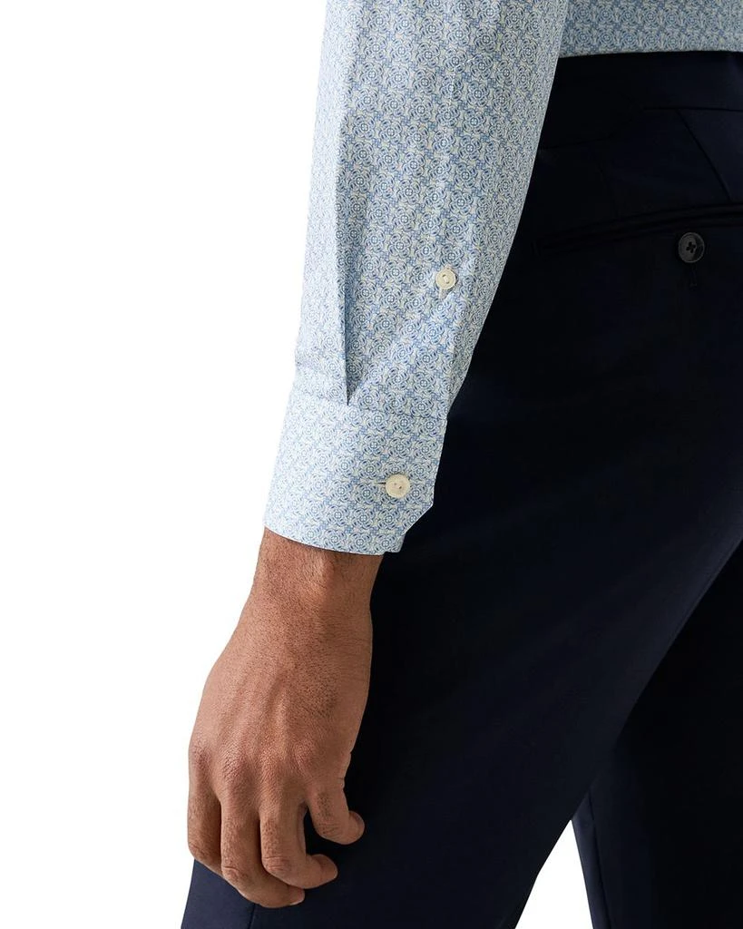 Eton Slim Fit Geometric Print Shirt 4